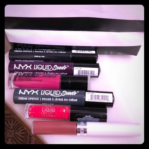 Liquid Lipstick Bundle Ciate London Nyx Cg Wnw Nwt